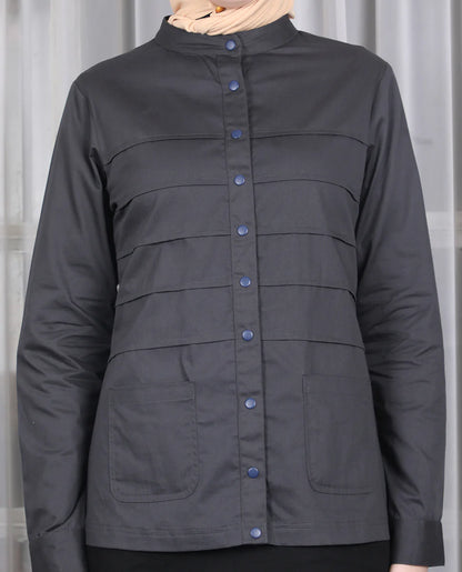 Urban Fashionista Mock Jacket Jilbab
