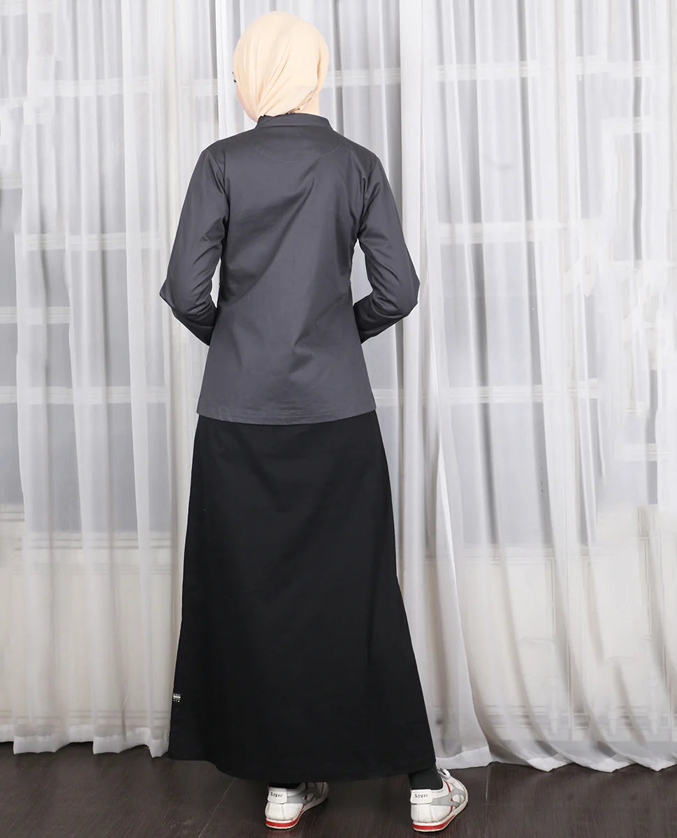 Urban Fashionista Mock Jacket Jilbab