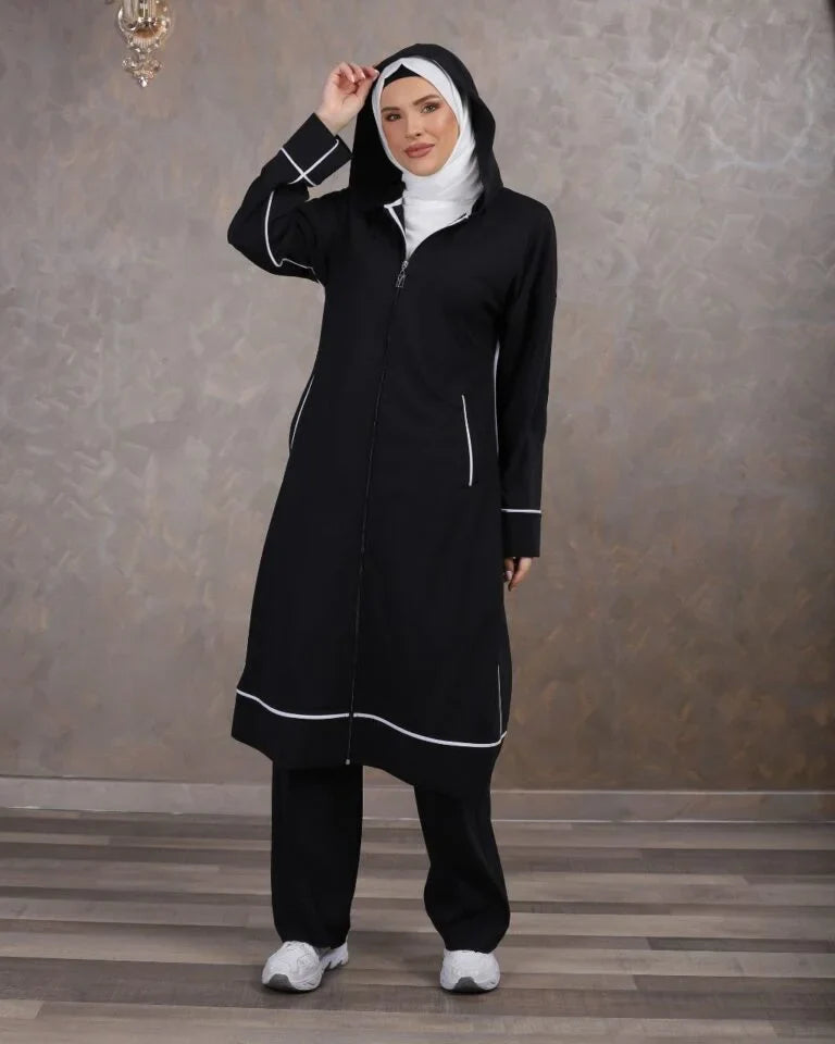 Turkish Sports Suit ( Black )