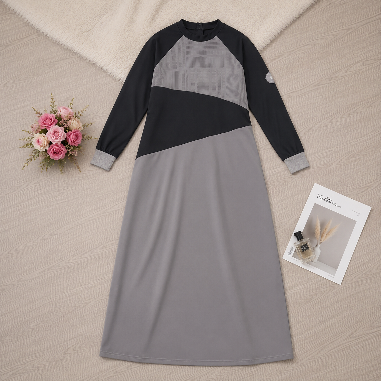 Urban Edge Contrast Jilbab