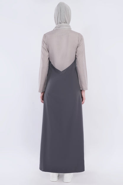 Calm Contrast Smart Look Jilbab