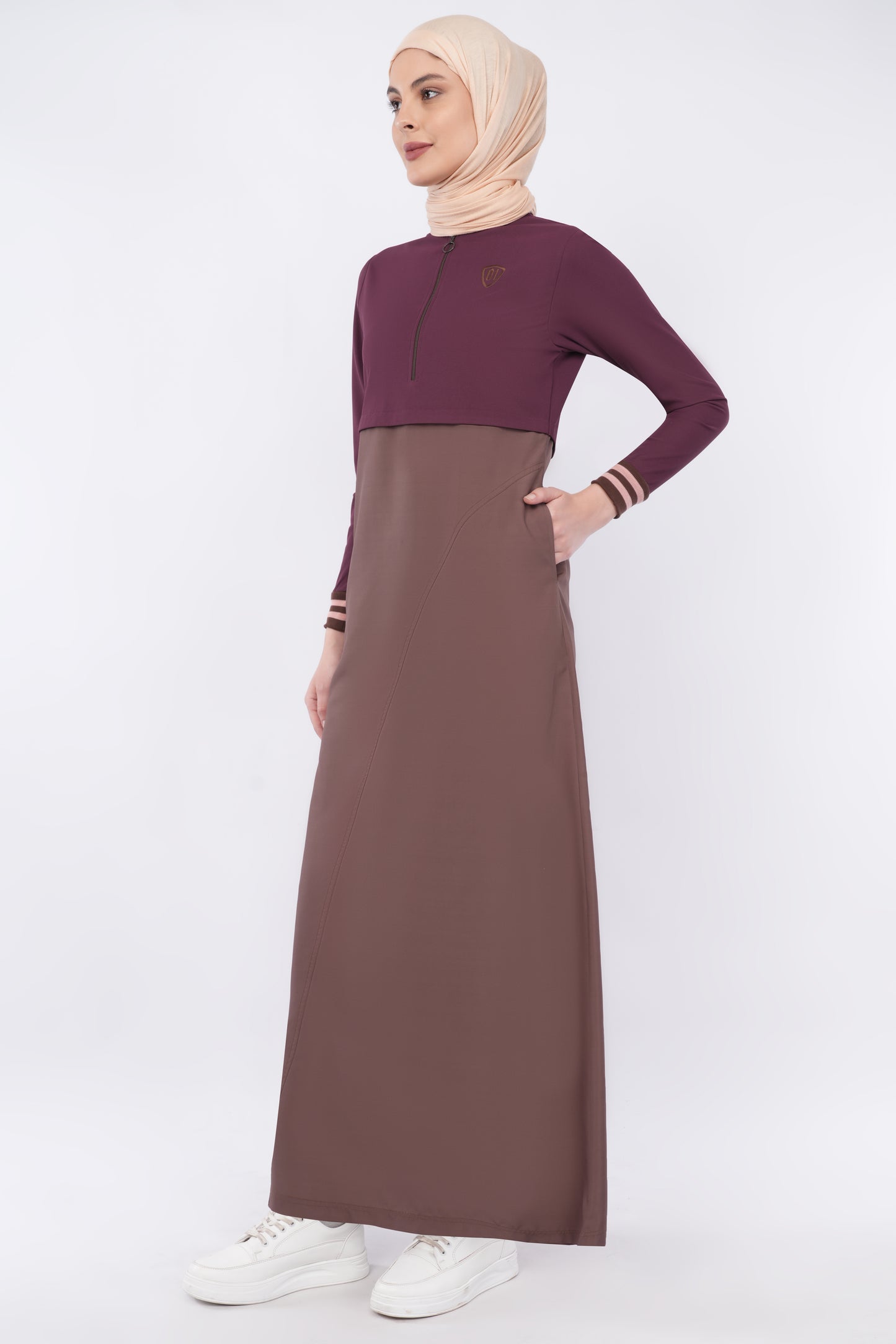Brown Olive Modest Fashionista Jilbab