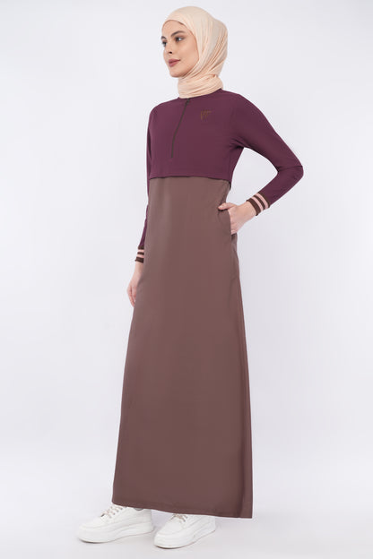 Brown Olive Modest Fashionista Jilbab