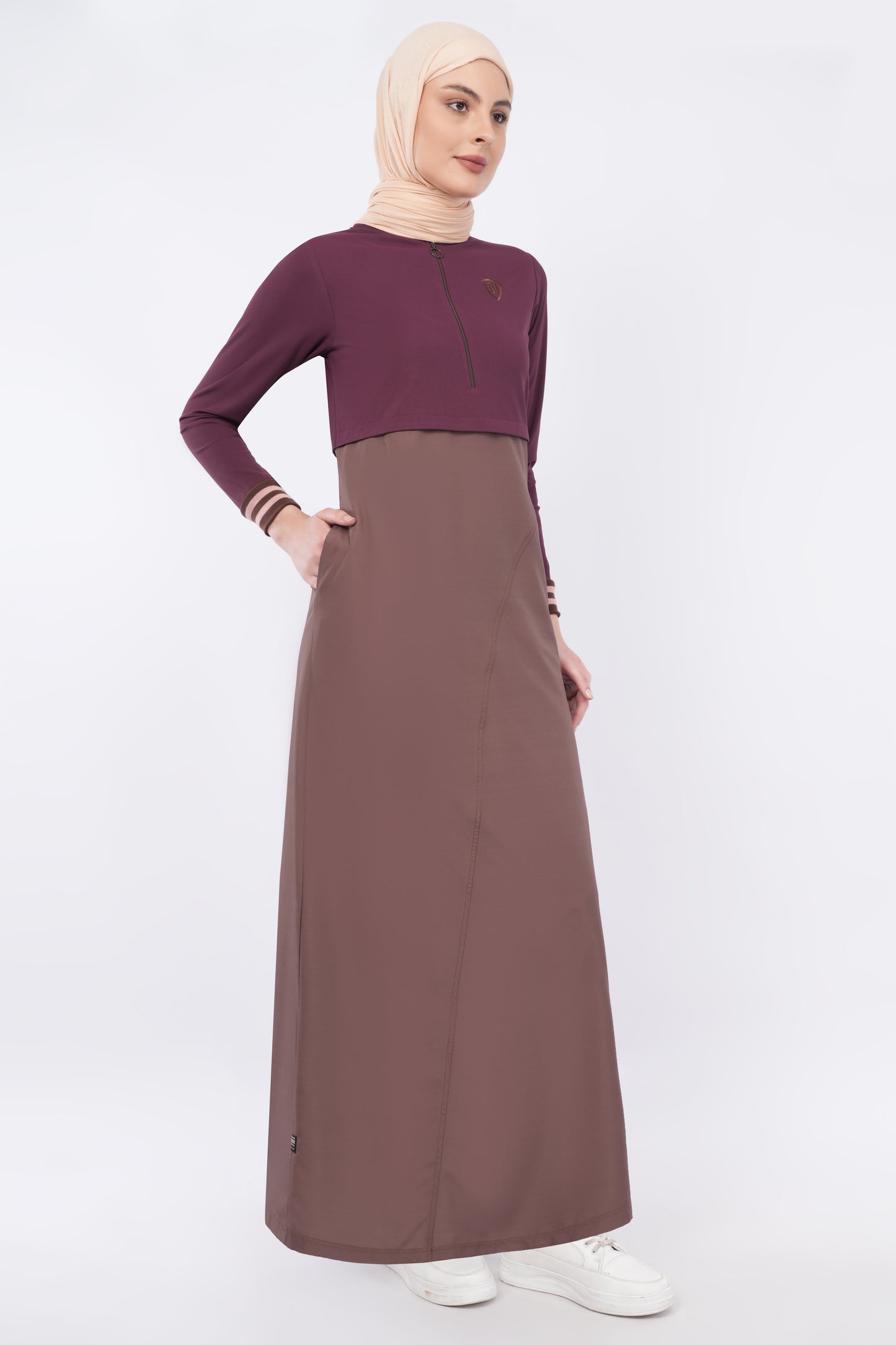 Brown Olive Modest Fashionista Jilbab