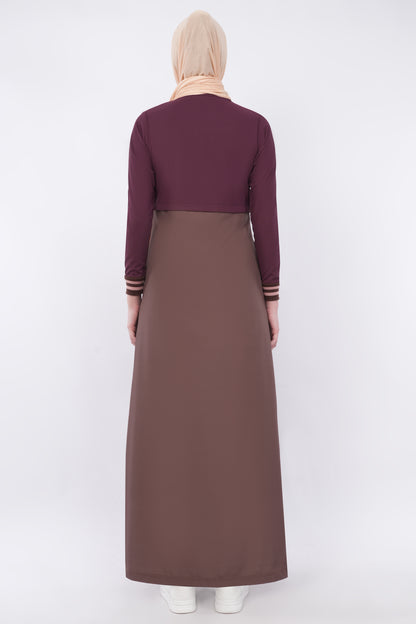 Brown Olive Modest Fashionista Jilbab