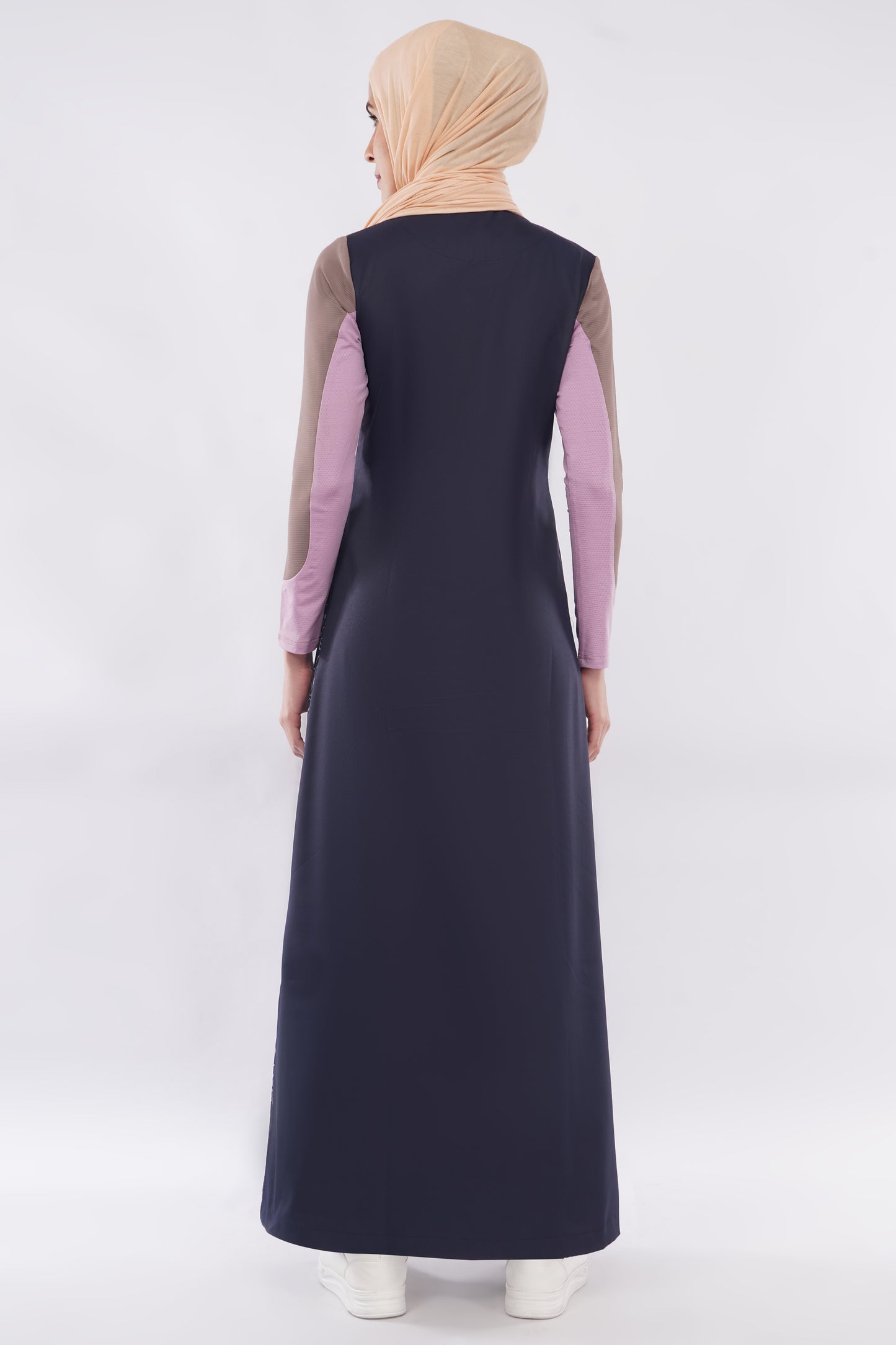 Mauve Story Color Contrast Jilbab